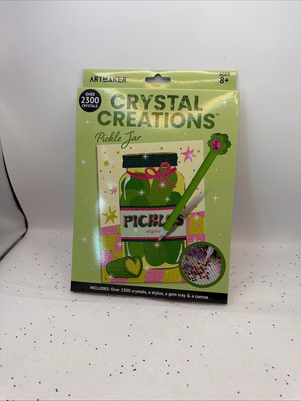 ArtMaker Crystal Creations Pickle Jar Diamond Painting Kit 2300+ Crystals New